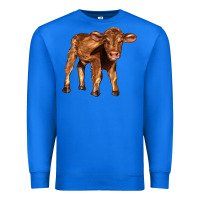 True Royal red angus calf Premium Sweatshirt - LillyAllenDesigns