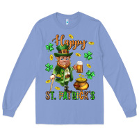 Colony Blue Happy st. patricks day Long Sleeve Tee - Neo Western