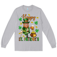 Moon Dust Happy st. patricks day Long Sleeve Tee - Neo Western