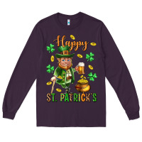 Plum Happy st. patricks day Long Sleeve Tee - Neo Western