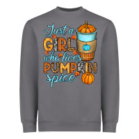 Storm Just a girl who loves pumpkin spice Heavyweight Sweatshirt - RanaPortraitStore