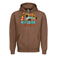 Chestnut 4th grade let's do this Zipper Hoodie - JahusDesignShop