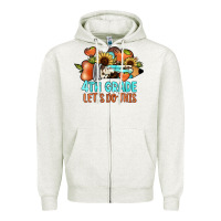Oatmeal Heather 4th grade let's do this Zipper Hoodie - JahusDesignShop