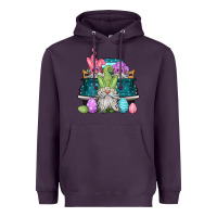 Plum easter gnomes farm truck Heavyweight Hoodie - Jasminsmagicworld