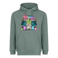Sage easter gnomes farm truck Heavyweight Hoodie - Jasminsmagicworld