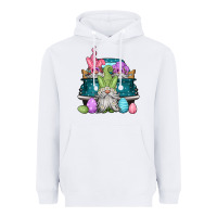 White easter gnomes farm truck Heavyweight Hoodie - Jasminsmagicworld