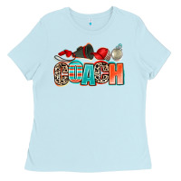 Baby Blue coach Ladies Tee - AdoDesignShop