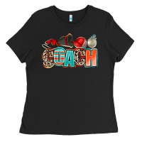 Black coach Ladies Tee - AdoDesignShop
