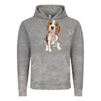 Cloud Rock beagle Vintage Hoodie - RanaPortraitStore