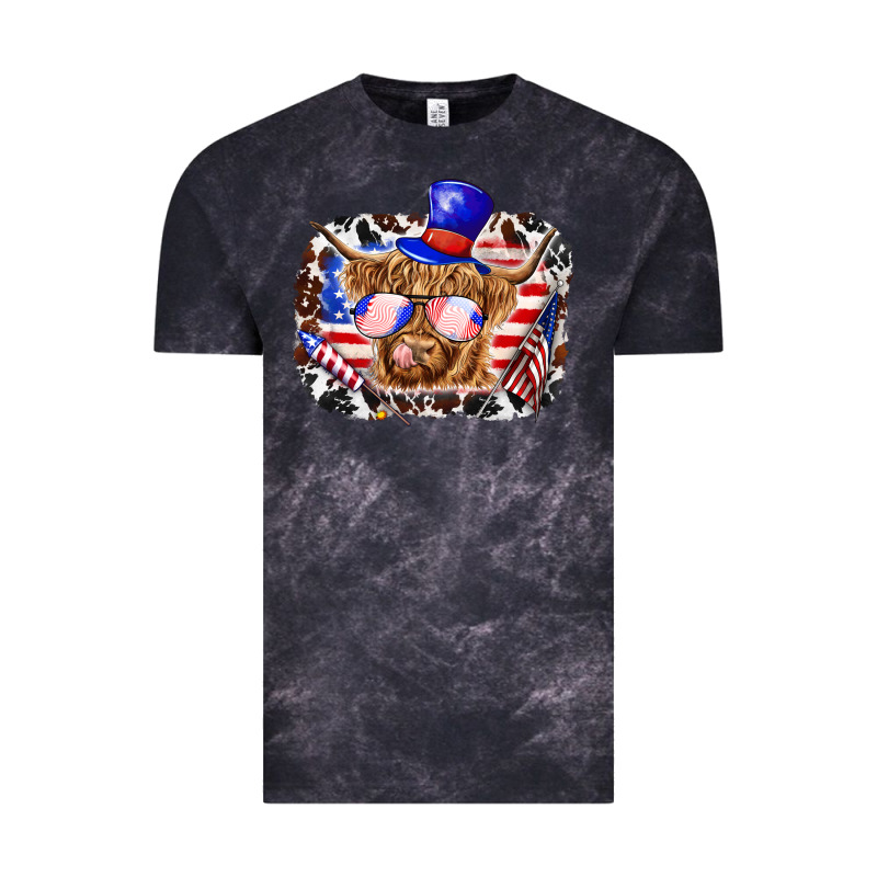 4th Of July Cow Vintage Tee by texasbilliewilder | Teevron