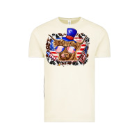 Vintage Arctic 4th of july cow Vintage Tee - texasbilliewilder