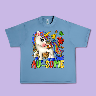 Au Some Unicorn Urban Heavy Tee Designed By Zillion Design Studio
