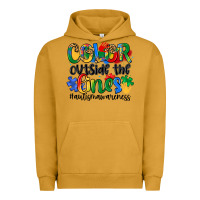 Pigment Peanut Butter color outside the lines Urban Hoodie - Artiststas