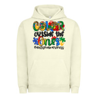 Pigment Pistachio color outside the lines Urban Hoodie - Artiststas