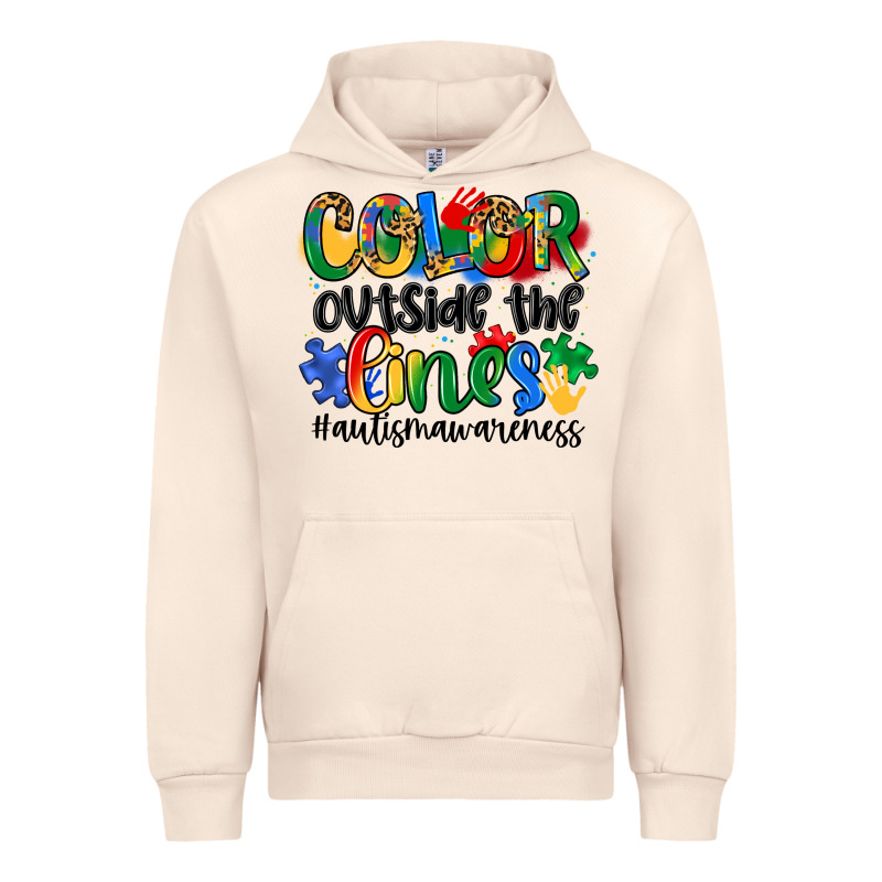 Color Outside The Lines Urban Hoodie by Artiststas | Teevron