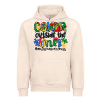 Sandshell color outside the lines Urban Hoodie - Artiststas