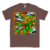 Chestnut St patricks  duck with leprechaun hat  seamless Classic Tee - FaDigitalArtStudio