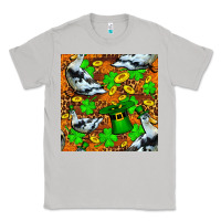 Moon Dust St patricks  duck with leprechaun hat  seamless Classic Tee - FaDigitalArtStudio