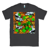 Smoke St patricks  duck with leprechaun hat  seamless Classic Tee - FaDigitalArtStudio