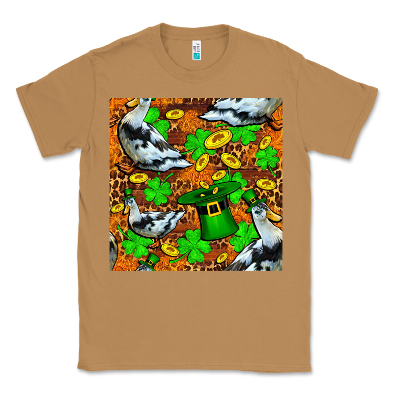 St Patricks  Duck With Leprechaun Hat  Seamless Classic Tee by FaDigitalArtStudio | Teevron