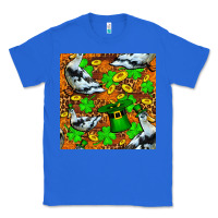 True Royal St patricks  duck with leprechaun hat  seamless Classic Tee - FaDigitalArtStudio