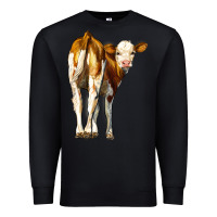 Black simmental calf Premium Sweatshirt - LillyAllenDesigns