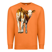Carrot simmental calf Premium Sweatshirt - LillyAllenDesigns