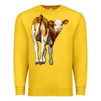Lemon simmental calf Premium Sweatshirt - LillyAllenDesigns