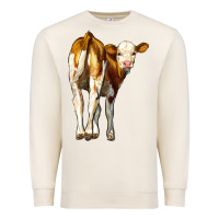 Sandshell simmental calf Premium Sweatshirt - LillyAllenDesigns