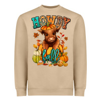 Mushroom Hay there Fall pumpkin heifer Heavyweight Sweatshirt - RanaPortraitStore