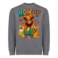 Storm Hay there Fall pumpkin heifer Heavyweight Sweatshirt - RanaPortraitStore