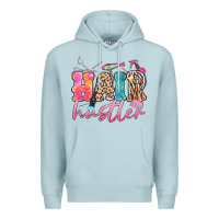 Blue Mist hair hustler Premium Hoodie - MaliasSmallBusiness