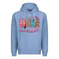 Colony Blue hair hustler Premium Hoodie - MaliasSmallBusiness