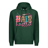 Sports Green hair hustler Premium Hoodie - MaliasSmallBusiness