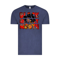 Vintage Denim black history month Vintage Tee - Zillion Design Studio