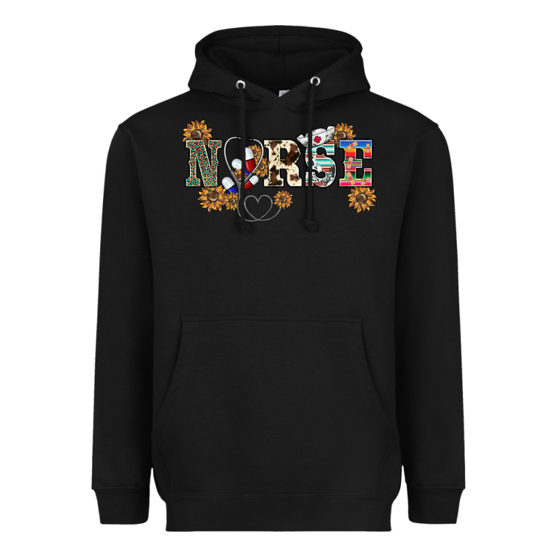 Western Nurse Heavyweight Hoodie by BarkalooDesign | Teevron