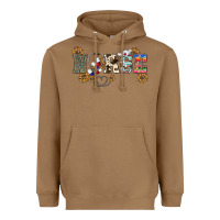 Toasted Coconut western nurse Heavyweight Hoodie - BarkalooDesign
