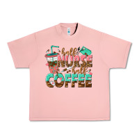Salmon half nurse half coffee Urban Heavy Tee - texasbilliewilder