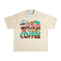Sandshell half nurse half coffee Urban Heavy Tee - texasbilliewilder