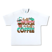 White half nurse half coffee Urban Heavy Tee - texasbilliewilder