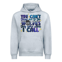 Heather Grey you cant throw me to the wolves they come when i c Urban Hoodie - Artiststas