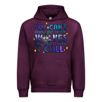 Mauve Wine you cant throw me to the wolves they come when i c Urban Hoodie - Artiststas