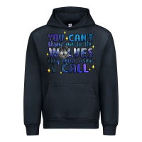 Navy you cant throw me to the wolves they come when i c Urban Hoodie - Artiststas