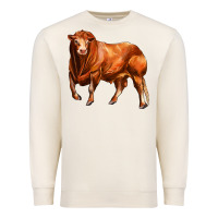 Sandshell red angus bull Premium Sweatshirt - LillyAllenDesigns