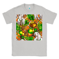 Moon Dust St patricks  goat family with balloons seamless Classic Tee - FaDigitalArtStudio