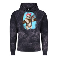 Cloud Black baby sloth Vintage Hoodie - RanaPortraitStore