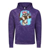 Cloud Purple baby sloth Vintage Hoodie - RanaPortraitStore