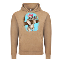 Vintage Coffee baby sloth Vintage Hoodie - RanaPortraitStore