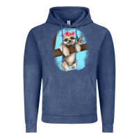 Vintage Denim baby sloth Vintage Hoodie - RanaPortraitStore