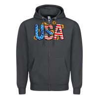 Smoke usa sunflower Zipper Hoodie - AdoDesignShop
